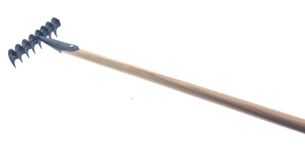 Vertikutierrechen mit Eschenstiel (140 cm)