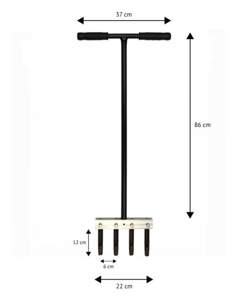 Hand-Aerifizierer zum Belüften von Rasenflächen